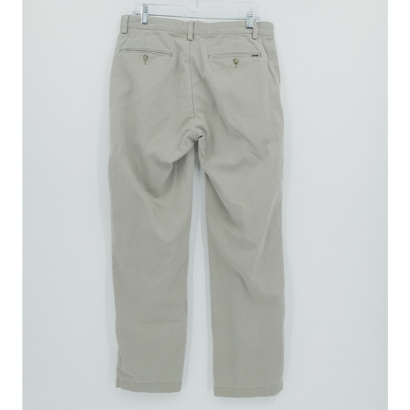 Polo Ralph Lauren Pants Mens 34x29 Beige Relaxed Fit‎ Chino Preppy Office Casual - Picture 2 of 13